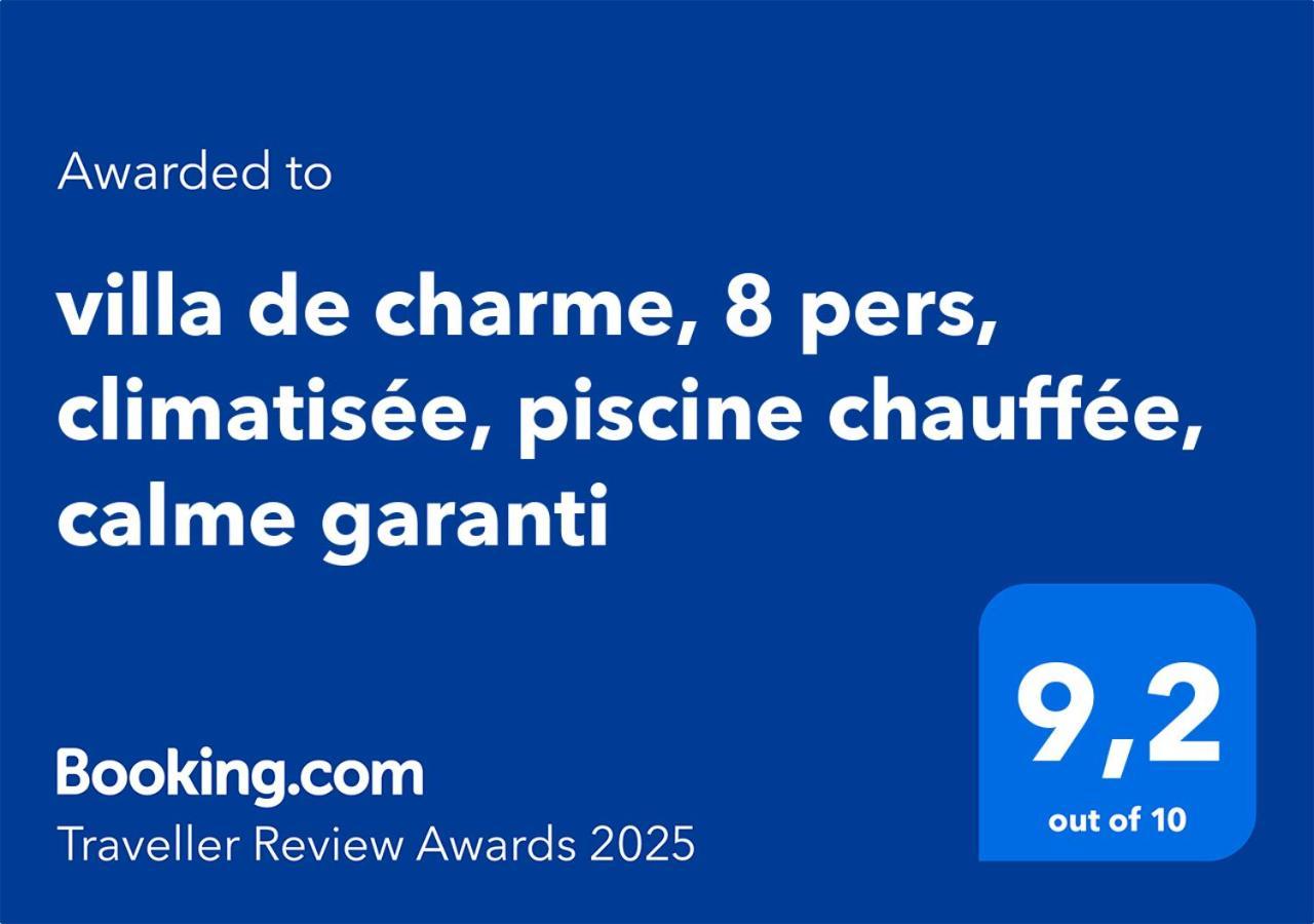Villa De Charme, 8 Pers, Climatisee, Piscine Chauffee, Calme Garanti 로크부른수르알젠스 외부 사진